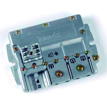 TELEVES 543702 TELEVES REPARTIDOR 5..2400MHz "EasyF" 4D 9/7,5 dB